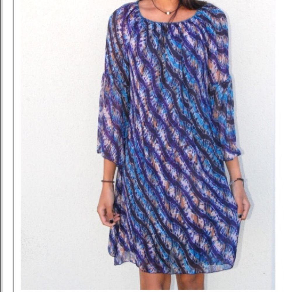 Urban Mangoz Print Flowy Dress